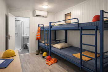 Container de muncă pe șantier