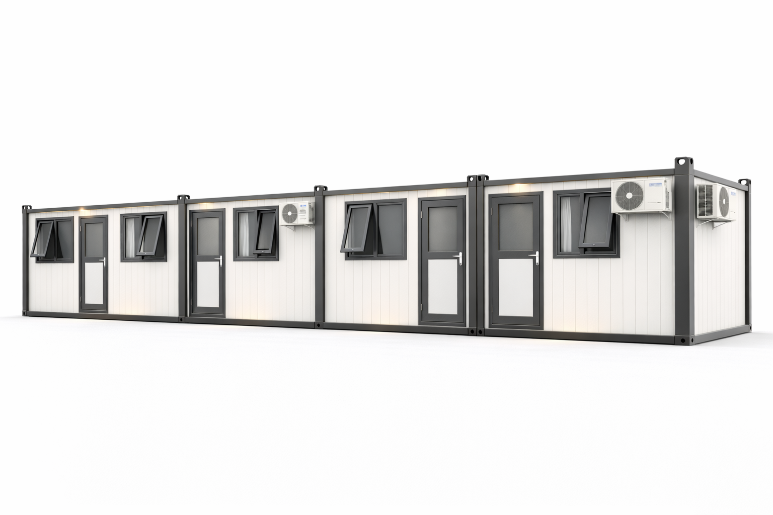 Containere de birou modulare alăturate