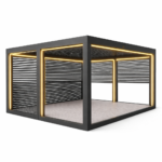 Pergolă modernă cu iluminat LED