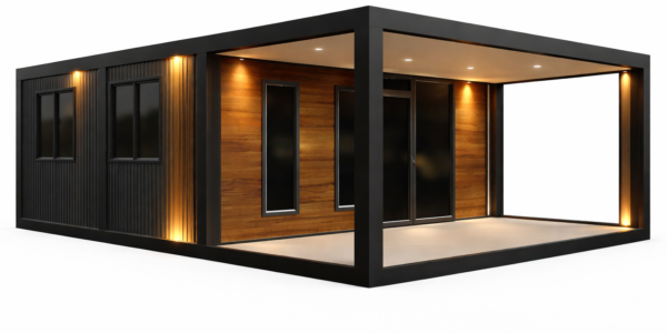 Cabana modernă cu detalii din lemn