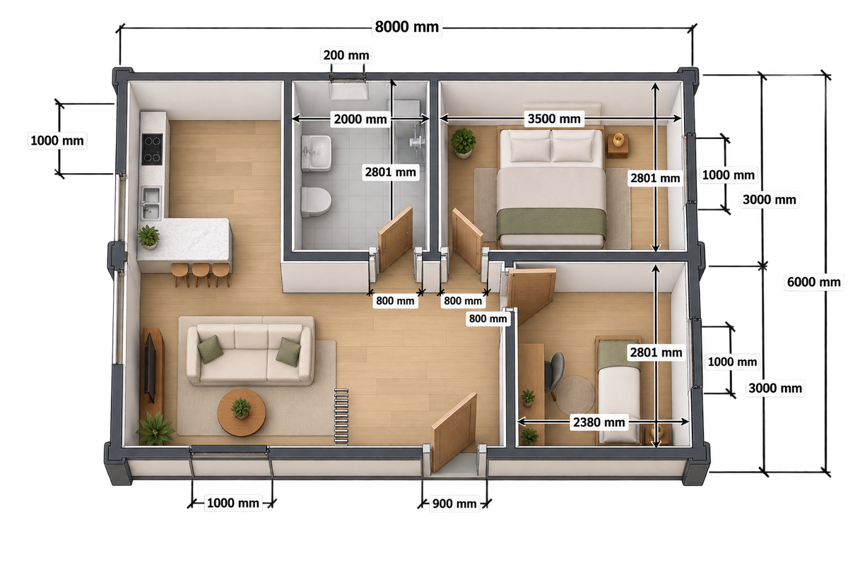casa din containere 48 mp plan 3d cu cote.png casa din containere 48 mp plan 3d cu cote.png