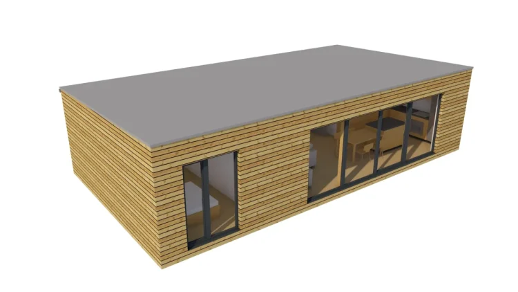 Casă din containere 36mp1