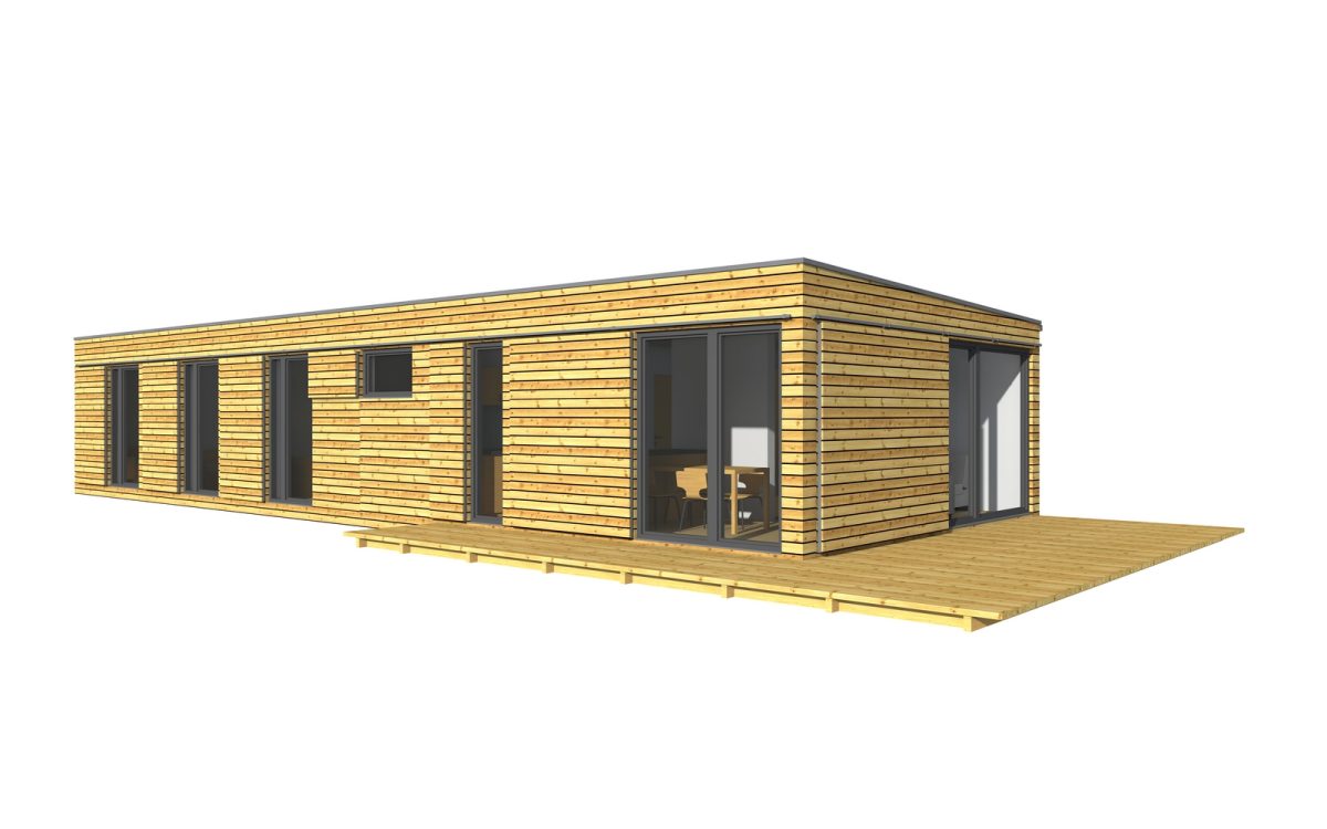 Casă din containere 72mp1