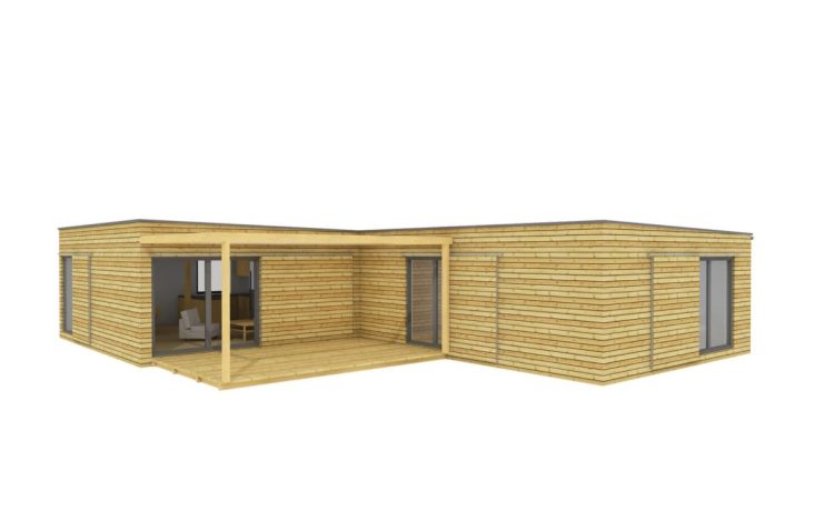 Casă din containere 90mp