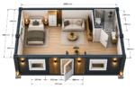 casa din containere 30mp 2 module schita 3d.png