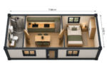 casa din containere 21mp 7x3m dormitor bucatarie si baie zhouse 1200×800 transparent