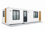 Casă modulară modernă cu accente de lemn (4)