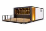Bar modular cu terasa exterioara