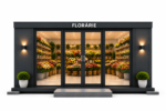 container florarie 6×3 ral7016