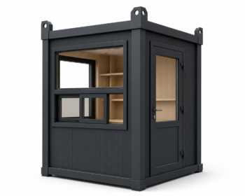 Cabine de pază modulare pentru control acces, portar și securitate. Descoperă prețuri, modele și opțiuni de personalizare disponibile în 2026.